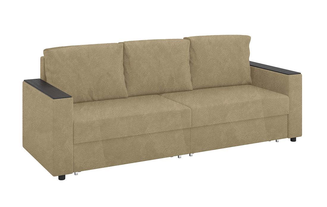 Гермес / Диван - кровать 3-х мест велюр милано беж